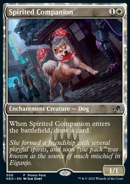Spirited Companion - Kamigawa Neon Dynasty Promos 
