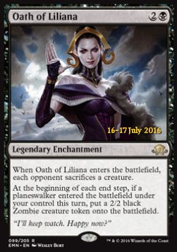 Oath of Liliana - Eldritch Moon Promos