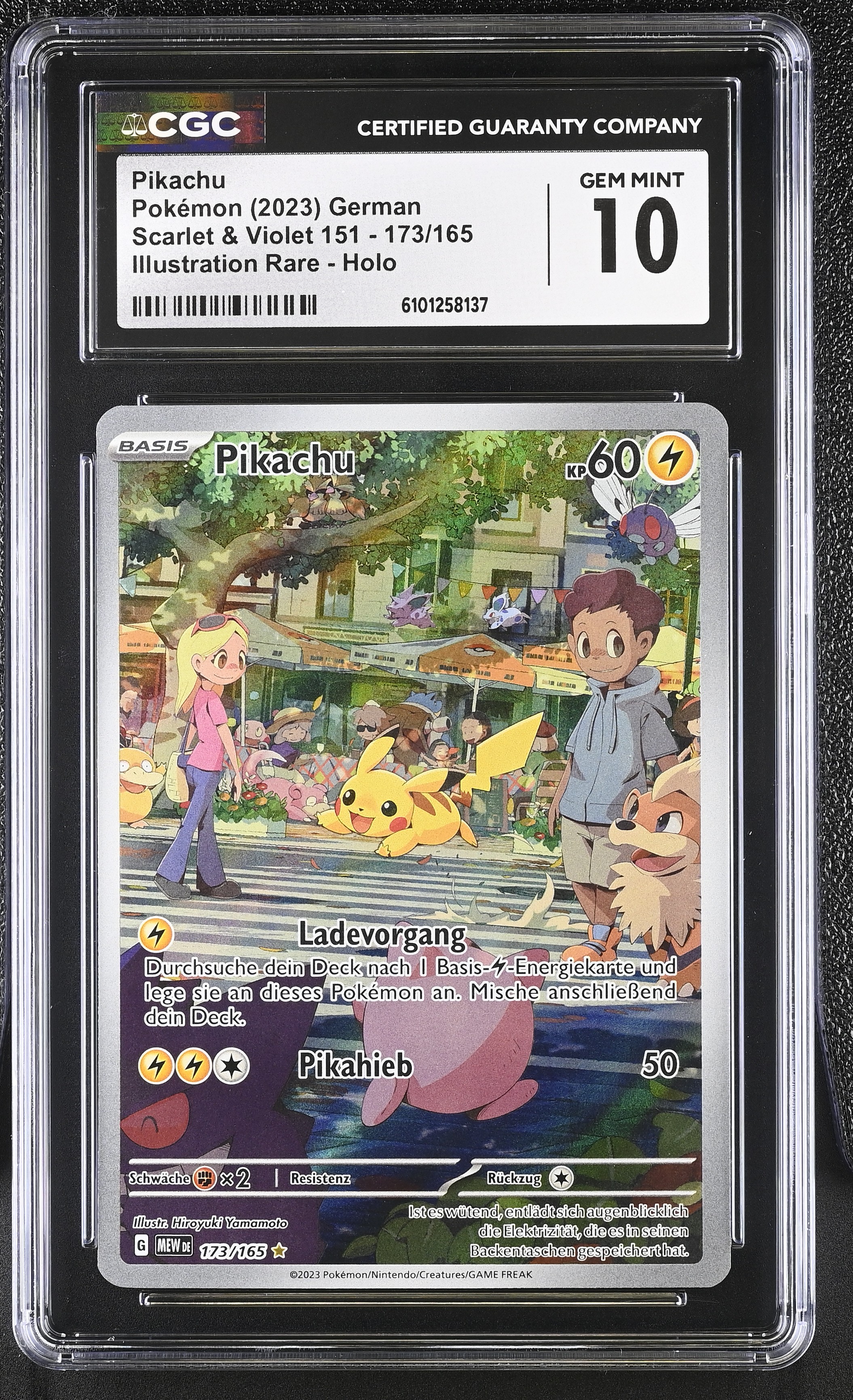 Pikachu - MEW 173 - German - CGC 10 