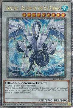 Trishula Dragon of the Ice Barrier (V.5 Quarter Century Secret Rare)