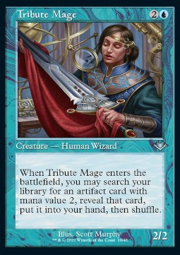 Tribute Mage (V.1) - Modern Horizons Retro Frame Cards 
