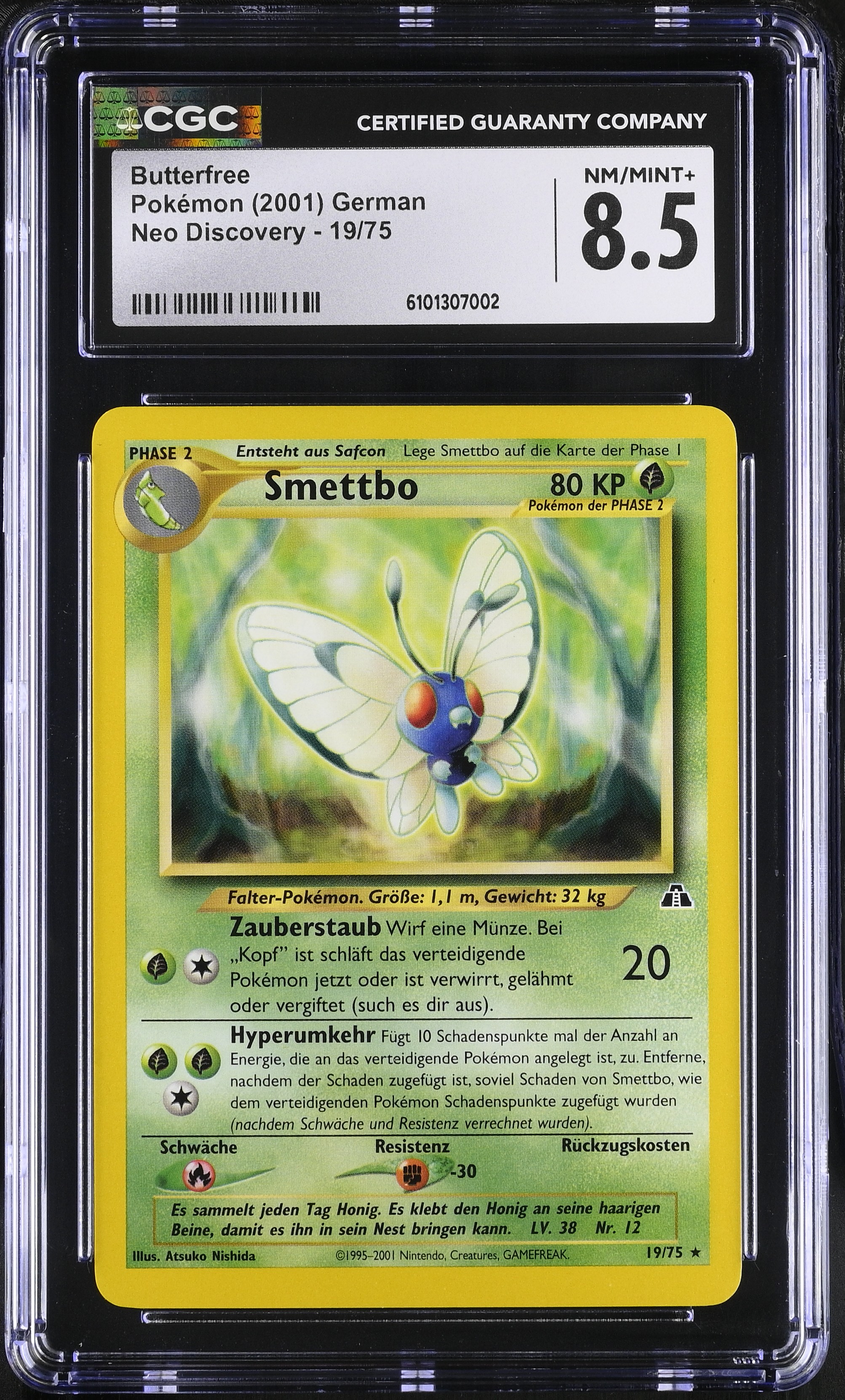 Butterfree - NDI 19 - German - CGC 8.5 