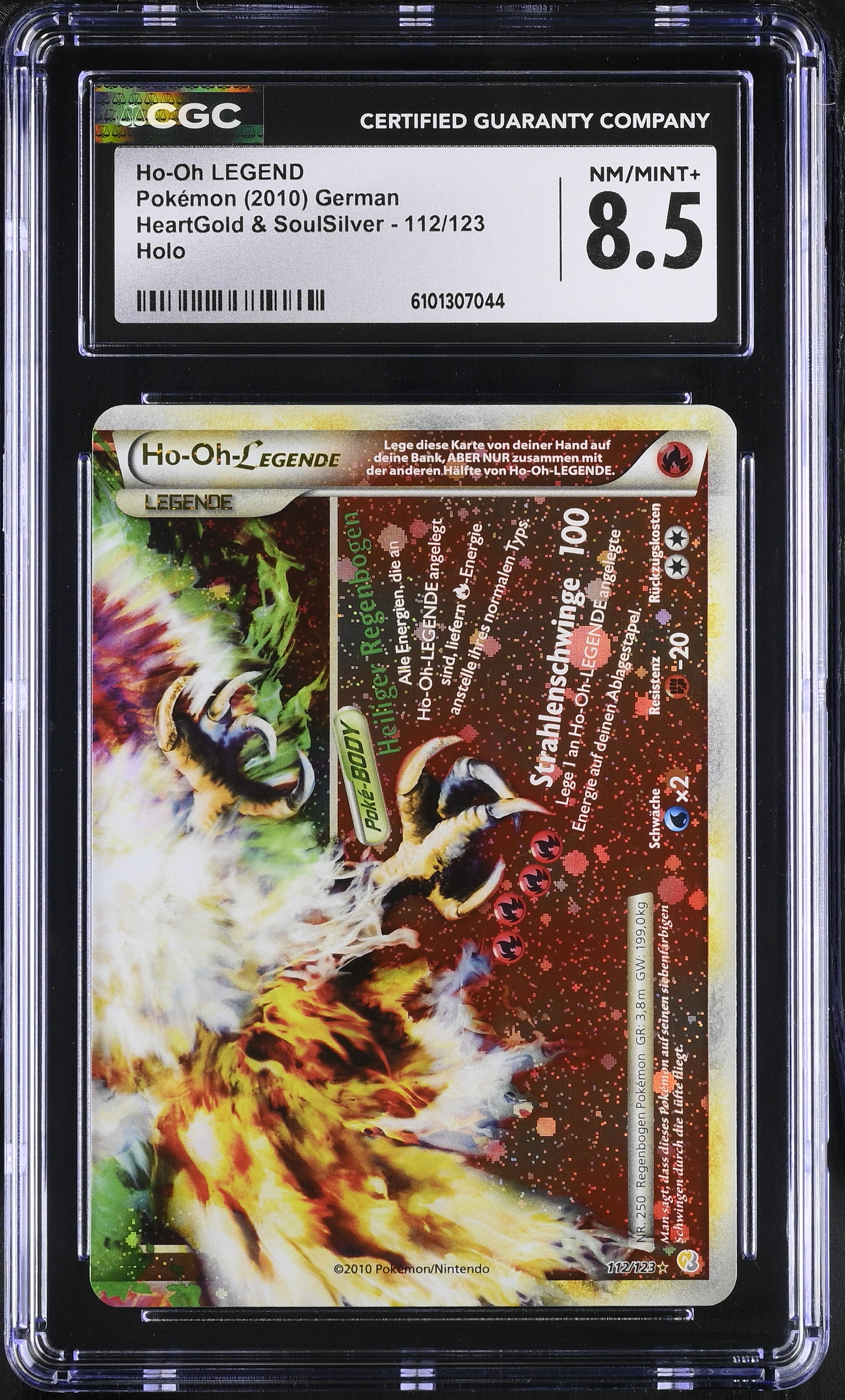 Ho-Oh LEGEND (Bottom) - HS 112 - German - CGC 8.5 