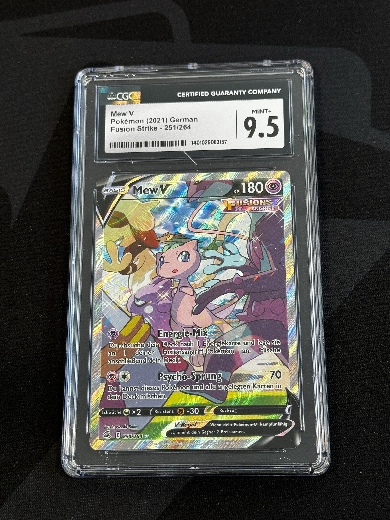 Mew V - FST 251 - German - CGC 9.5 