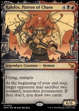 Rakdos Patron of Chaos (V.1) - Murders at Karlov Manor Extras 
