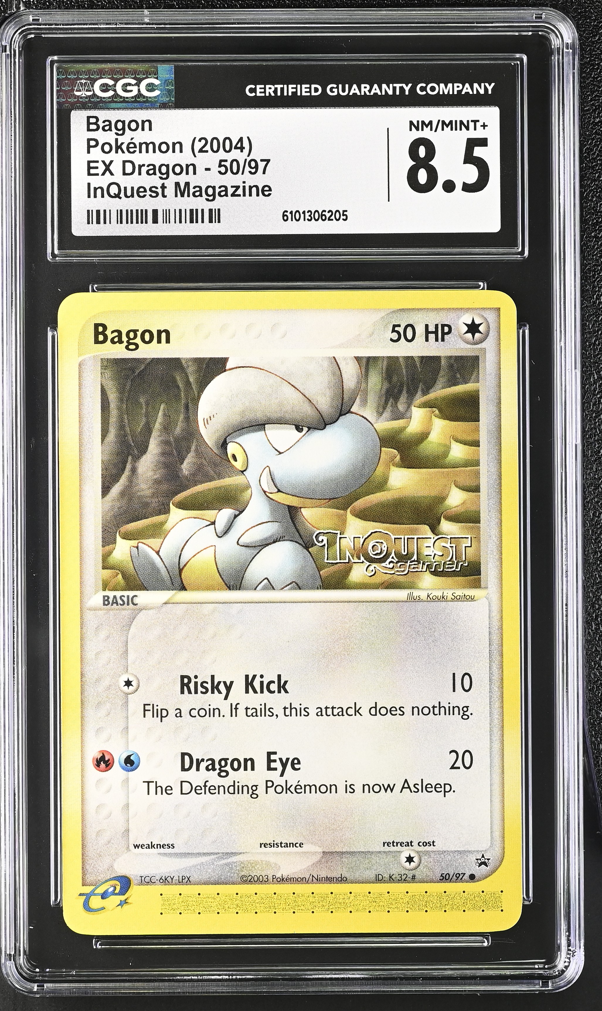 Bagon (Risky Kick) - DR 50 - English - CGC 8.5 