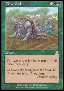 Plow Under - Urzas Destiny 