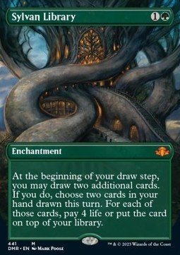 Sylvan Library (V.2) - Dominaria Remastered Extras 