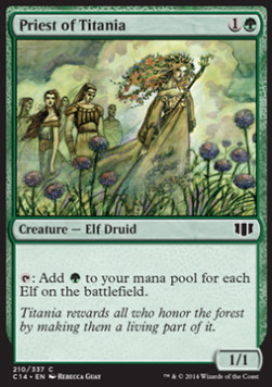 Priest of Titania - Commander 2014 
