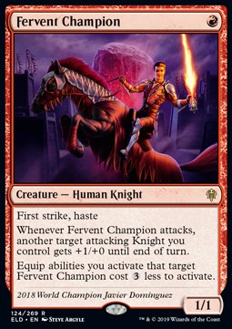 Fervent Champion - Throne of Eldraine 