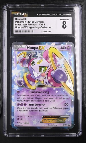 Hoopa EX - XYPR 85 - German - CGC 8 