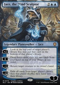 Jace the Mind Sculptor (V.1) - Commander Bloomburrow Extras