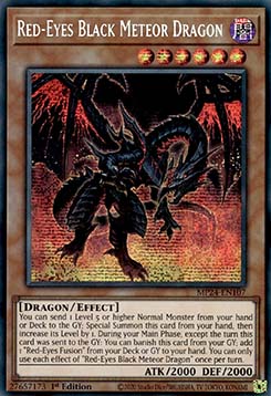 Red Eyes Black Meteor Dragon