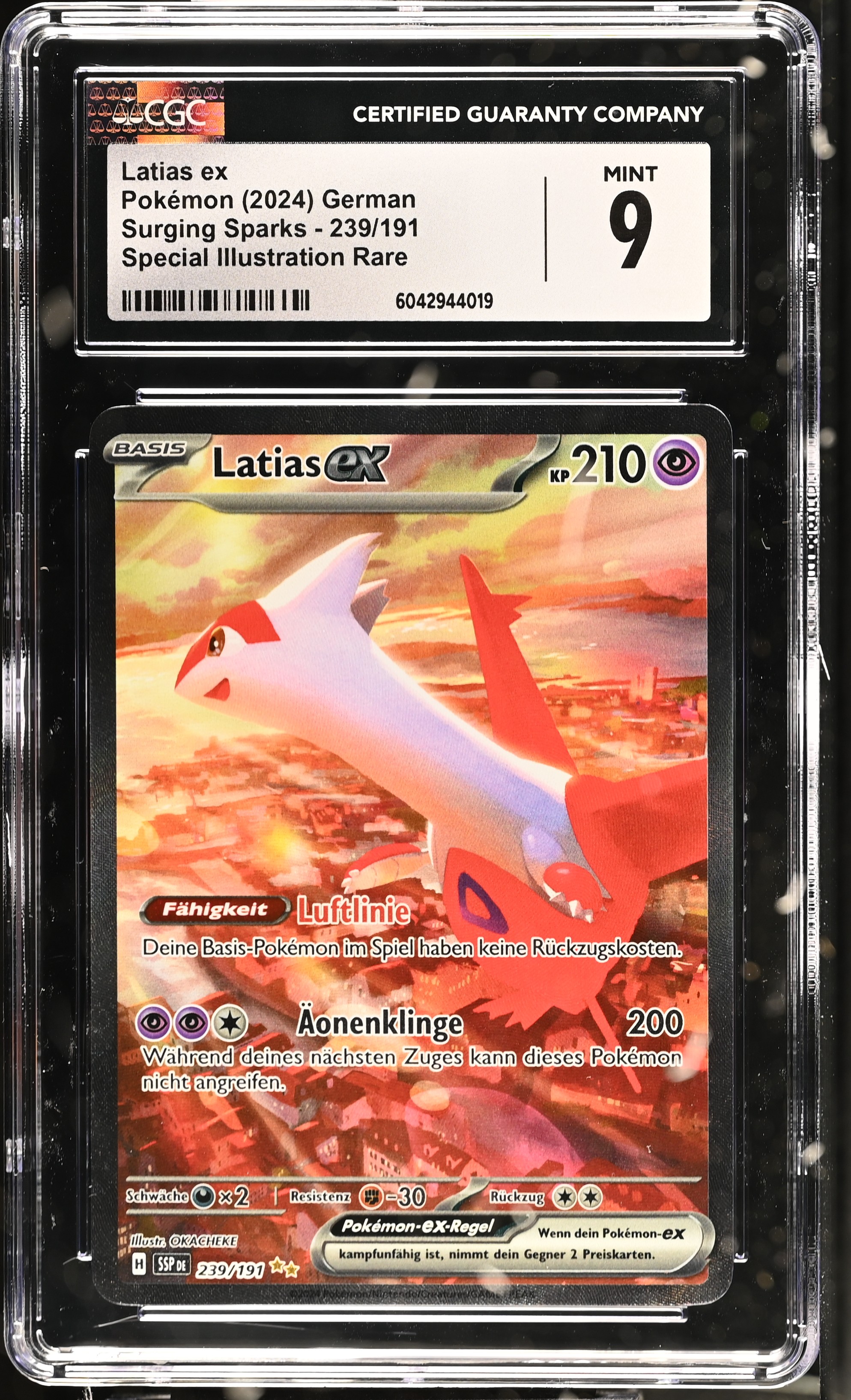 Latias ex - SSP 239 - German - CGC 9