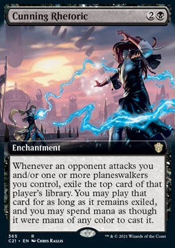 Cunning Rhetoric - Commander Strixhaven Extras 