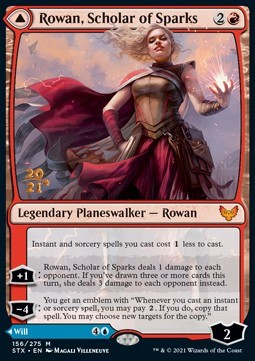 Rowan Scholar of Sparks Will Scholar of Frost - Strixhaven School of Mages Promos 