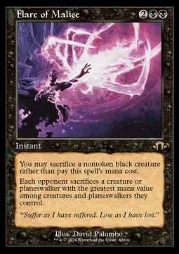 Flare of Malice (V.2) - Modern Horizons 3 Extras 