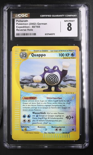 Poliwrath - EX 60 - German - CGC 8