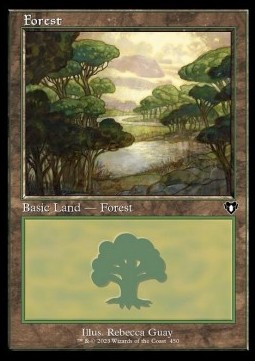 Forest (V.2) - Commander Masters Extras