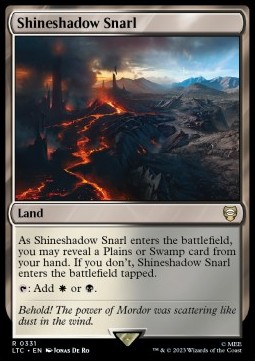 Shineshadow Snarl - Commander The Lord of the Rings Tales of Middle earth 