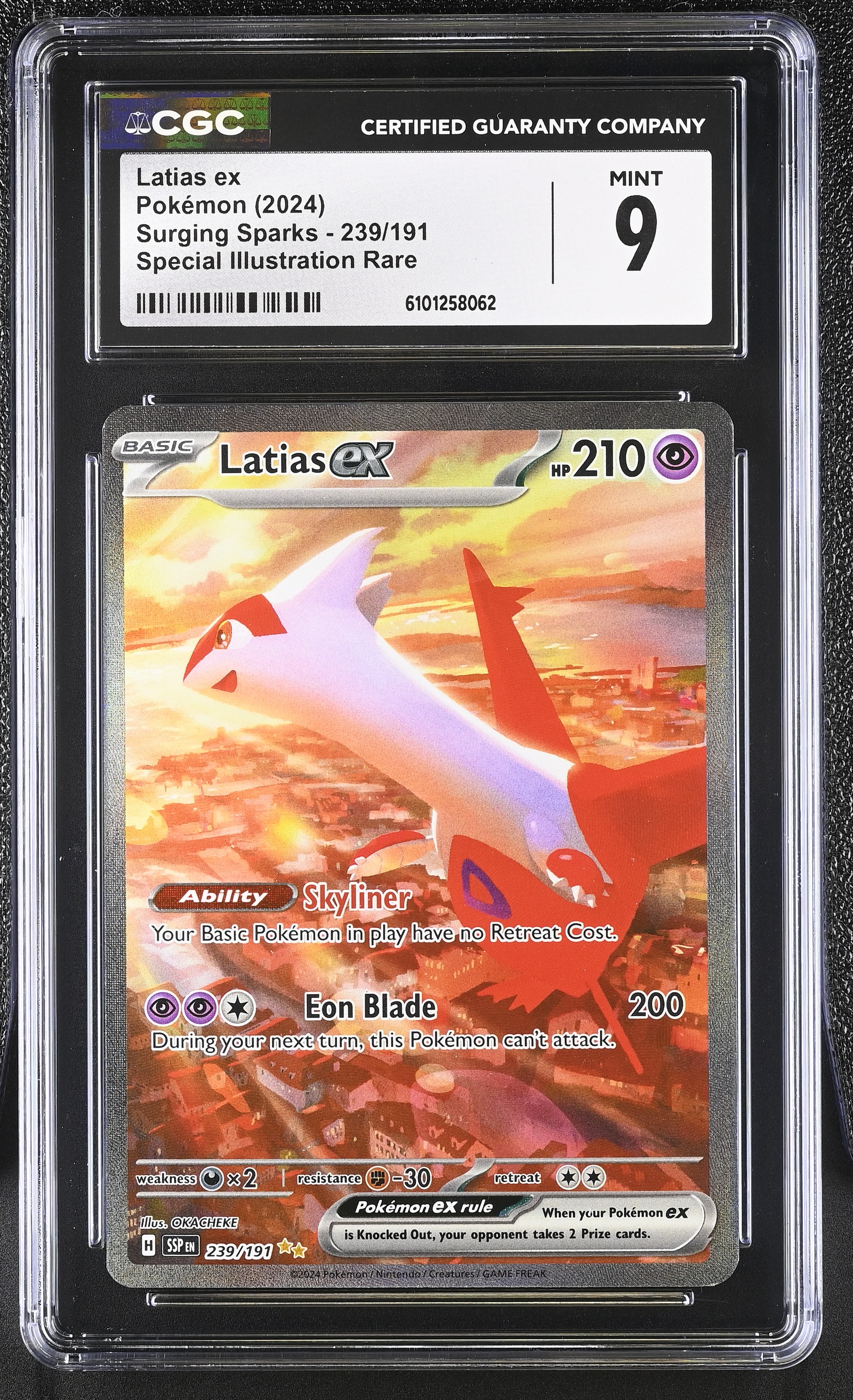 Latias ex - SSP 239 - English - CGC 9