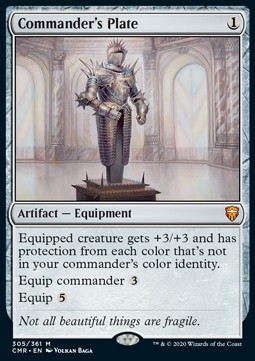 Commanders Plate - Commander Legends