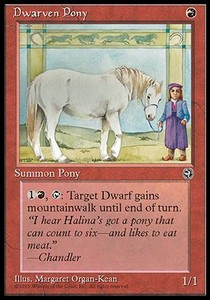 Dwarven Pony - Homelands 