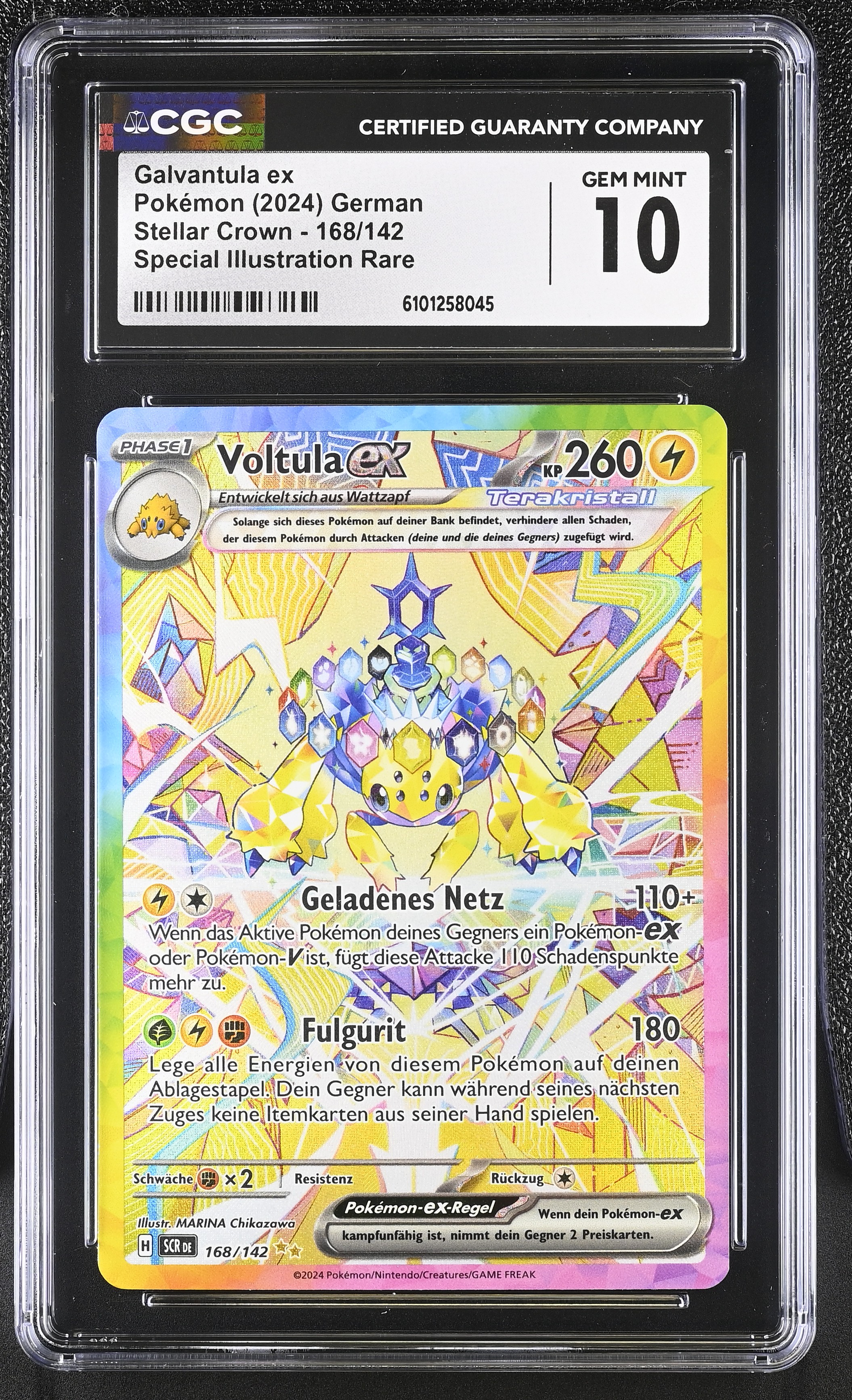 Galvantula ex - SCR 168 - German - CGC 10 