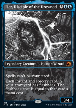 Lier Disciple of the Drowned - Innistrad Midnight Hunt Extras 