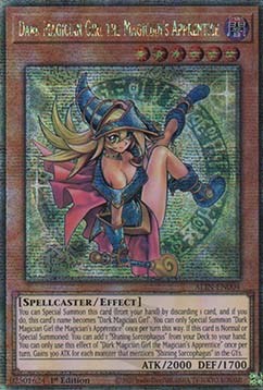 Dark Magician Girl the Magicians Apprentice (V.2 Quarter Century Secret Rare) 