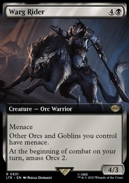 Warg Rider (V.2) - The Lord of the Rings Tales of Middle earth Holiday Release 