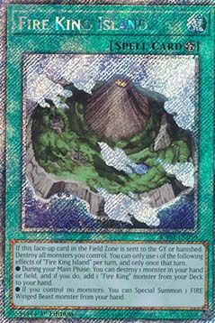 Fire King Island (V.4 Platinum Secret Rare) 