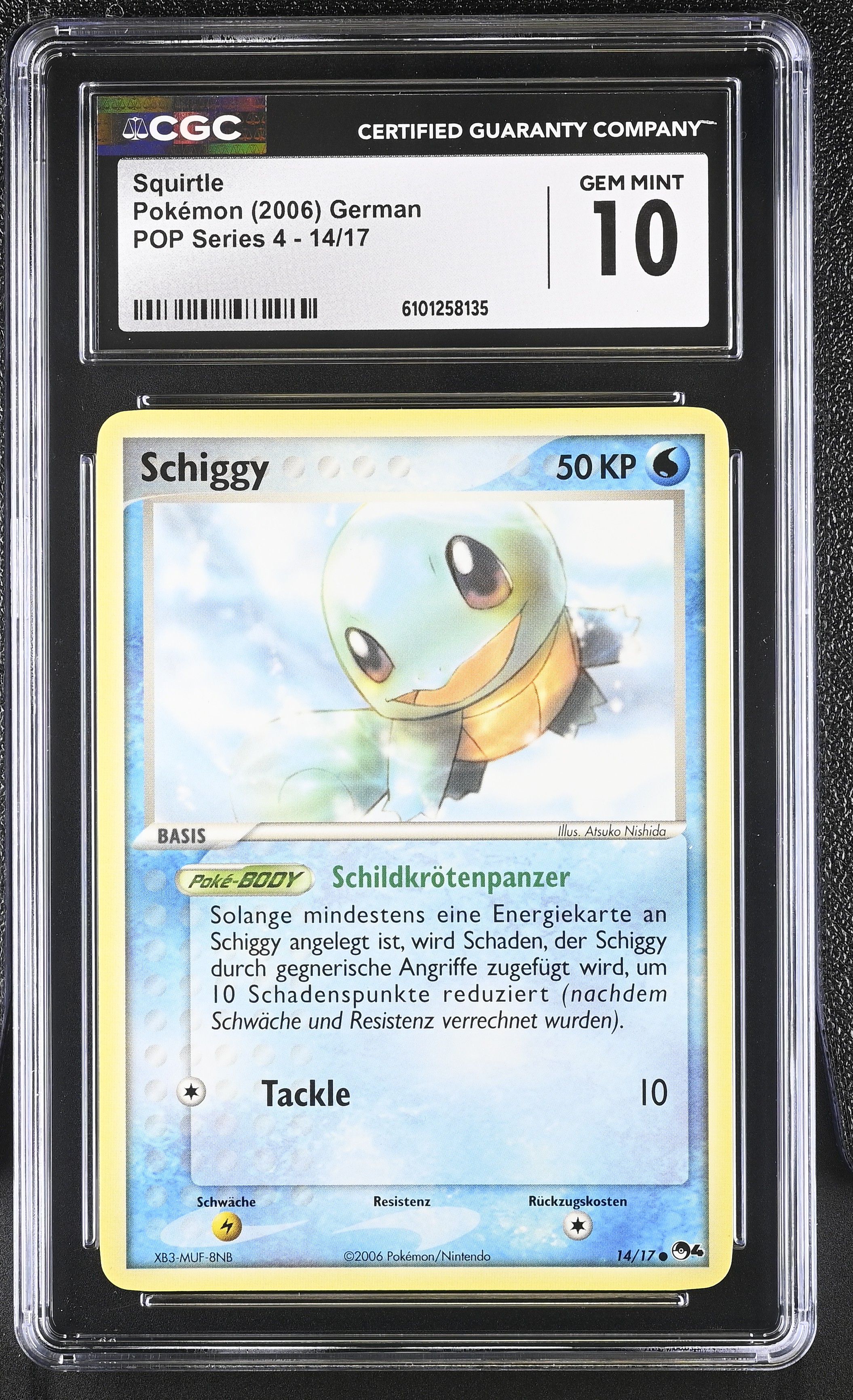 Squirtle - POP4 14 - German - CGC 10 