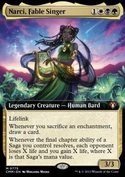 Narci Fable Singer (V.2) - Commander Masters Extras 
