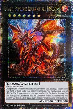 Blaze Supreme Ruler of All Dragons (V.2 Quarter Century Secret Rare)