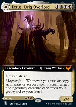 Extus Oriq Overlord Awaken the Blood Avatar - Strixhaven School of Mages Extras