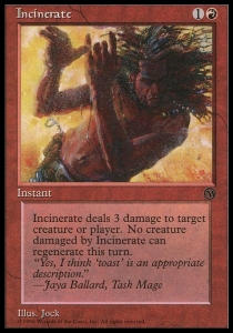 Incinerate 