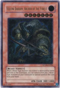 Yellow Baboon, Archer of the Forest (V.2 - Ultimate Rare) 