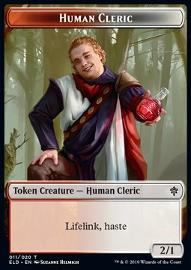 Human Cleric Token (RW 2/1) // Food Token (V.4) 