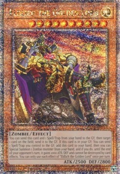 Eldlich the Golden Lord (V.12 Quarter Century Secret Rare)