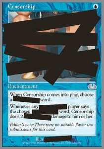 Censorship - Unglued 