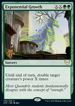 Exponential Growth (V.1) - Strixhaven School of Mages Promos 