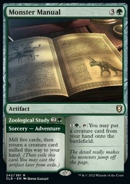 Monster Manual Zoological Study - Commander Legends Battle for Baldurs Gate