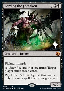 Lord of the Forsaken (V.2) - Innistrad Midnight Hunt Promos 