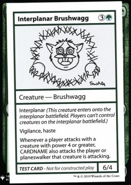 Interplanar Brushwagg (V.1) - Mystery Booster Playtest Cards