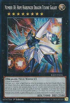 Number 38 Hope Harbinger Dragon Titanic Galaxy (V.6 Collectors Rare)