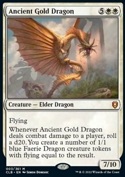 Ancient Gold Dragon - Commander Legends Battle for Baldurs Gate 