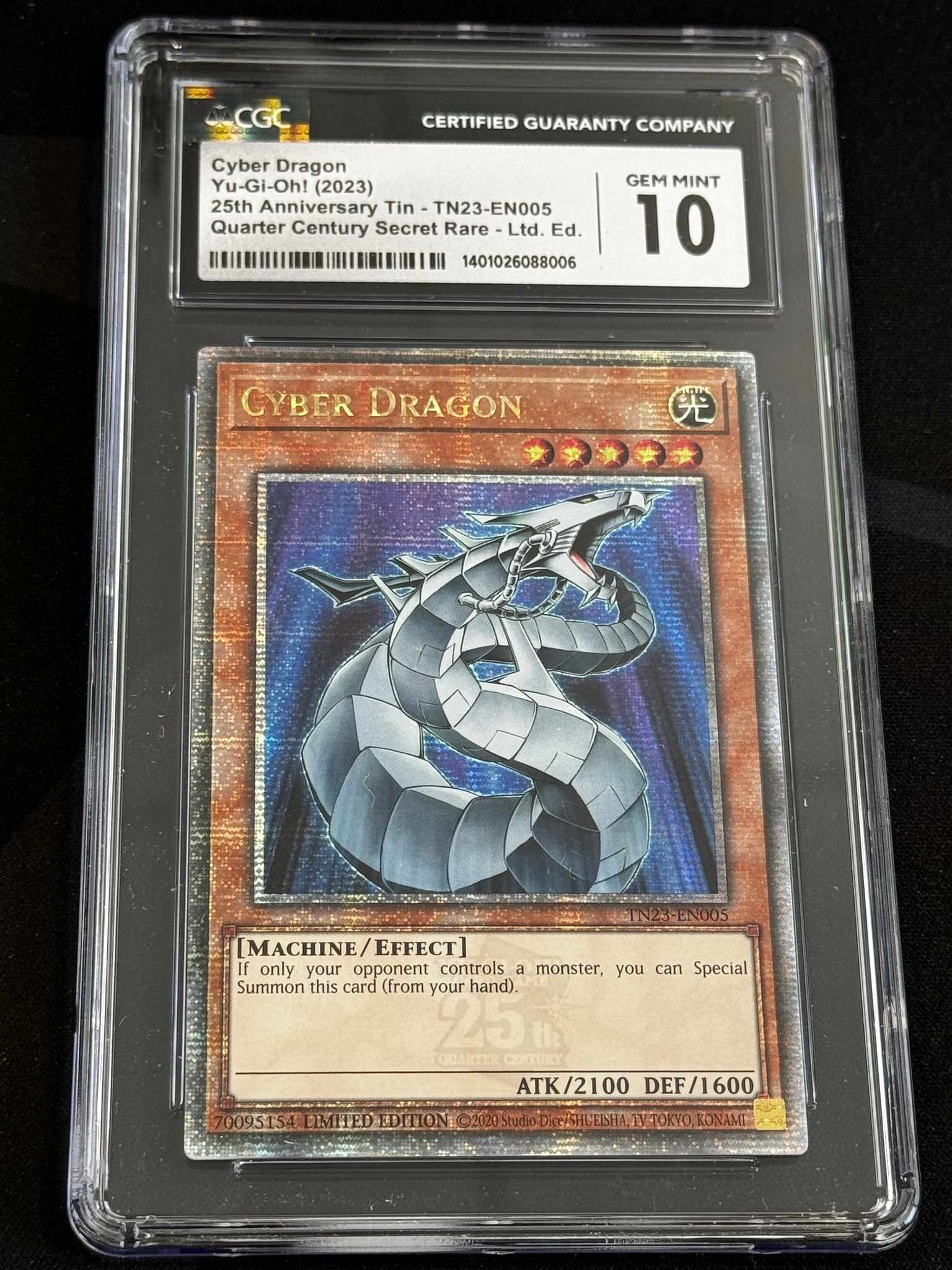 Cyber Dragon - TN23 5 - English - CGC 10