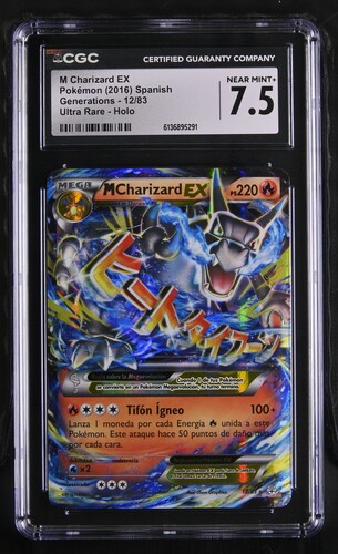 MCharizard EX - GEN 12 - Spanish - CGC 7.5 