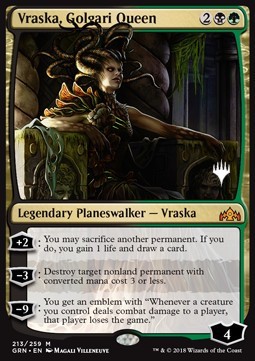 Vraska Golgari Queen - Theros Beyond Death Promos 